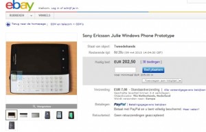 Sony Ericsson Julie - несостоявший Windows Phone 7-смартфон Sony