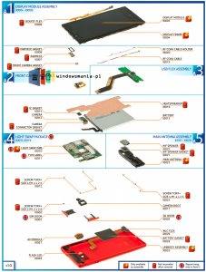 Схема сборки Nokia Lumia 720