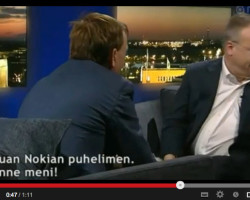 Глава Nokia выбросил iPhone в эфире финского телевидения
