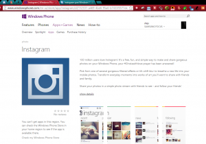 Instagram для Windows Phone Instagram для Windows Phone