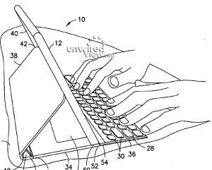 Рисунок из патента на планшет Nokia