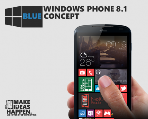 Концепт Windows Phone Blue Концепт Windows Phone Blue