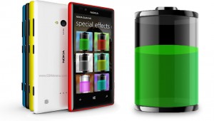 Nokia Lumia 720: время работы от батареи