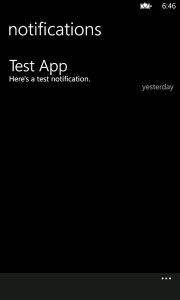 Notifications Notifications