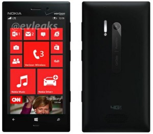 Nokia Lumia 928 - рендер Windows Phone 8 0 смартфона от EvLeaks