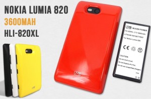 АКБ на 3 600 мАч для Nokia Lumia 820 от Mugen Power АКБ на 3 600 мАч для Nokia Lumia 820 от Mugen Power