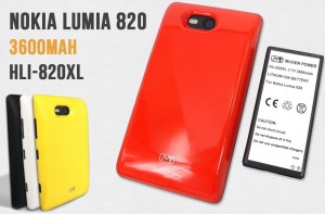 АКБ на 3 600 мАч для Nokia Lumia 820 от Mugen Power