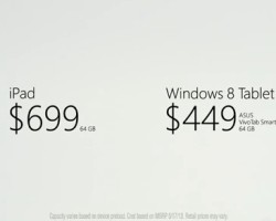 [Реклама] Windows 8-планшет vs. Apple iPad: меньше слов и больше дела