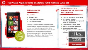 T-Mobile Germany продает Nokia Lumia 520 всего за €111 