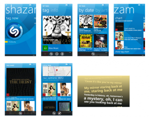 Shazam для Windows Phone Shazam для Windows Phone