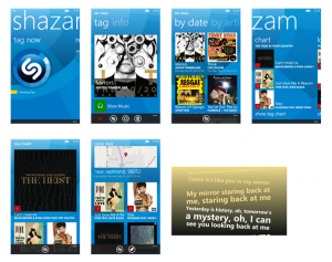 Shazam для Windows Phone