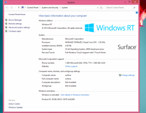 Windows RT Windows RT