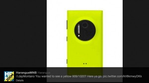 Nokia Lumia 1020 в жёлтом корпусе Nokia Lumia 1020 в жёлтом корпусе