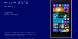 Windows Phone 8,1/9: "фанатский" концепт