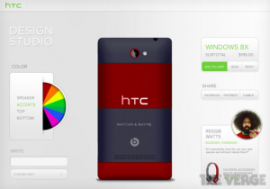 HTC 8X в HTC Design Studio HTC 8X в HTC Design Studio