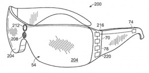 Игровые очки Microsoft, иллюстрация из патента