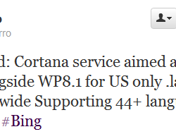 Cortana: более 44 языков и две даты выхода + иконки из WP 8.1
