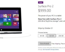 Microsoft распродала все Surface Pro 2 128 GB и Surface 2 64 GB