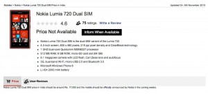 Nokia Lumia 720 Dual SIM