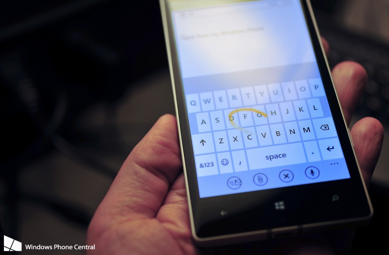 Swipe-клавиатура в Windows Phone 8.1