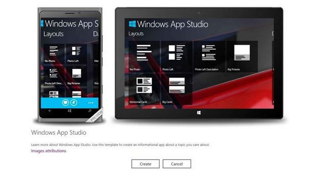 В Windows App Studio Beta теперь можно создавать универсальные приложения для Windows Phone и Windows