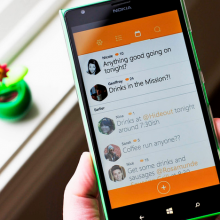На Windows Phone появилось официальное приложение Swarm