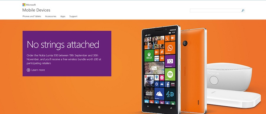 Microsoft Mobile Devices сайт