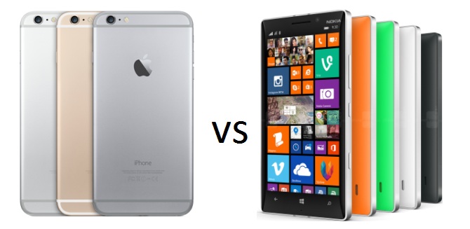 iPhone 6 Plus vs. Lumia 930