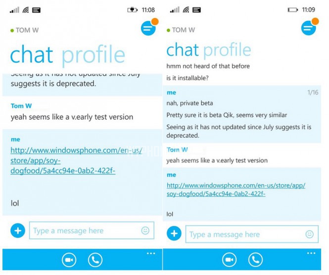 Новый Skype для WP-2