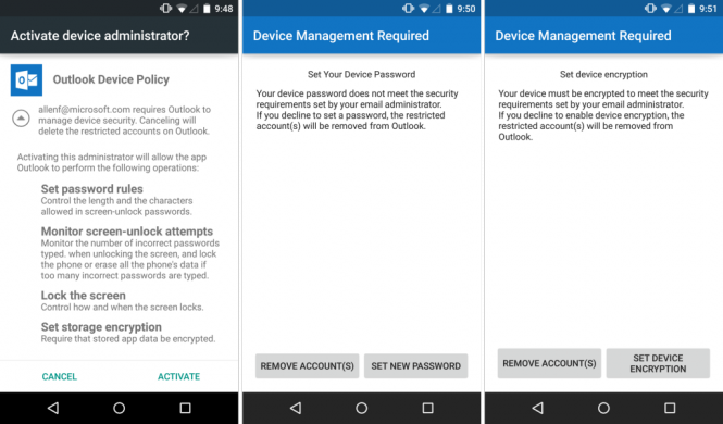Outlook для Android и iOS получает новые функции безопасности