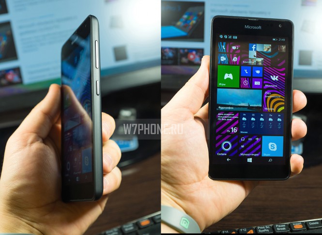 Обзор Lumia 535. Экран.