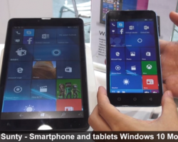 Китайский производитель Sunty показал смартфон и планшеты на Windows 10 Mobile