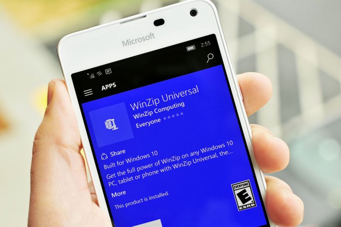 WinZip выпустила универсальное приложение для Windows 10