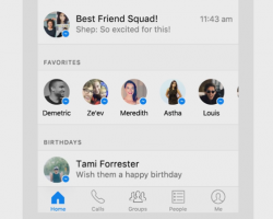 В мессенджере Facebook появился хаб Home