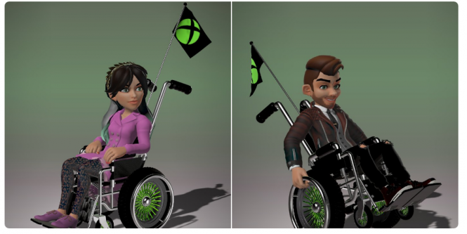 Аватары Xbox можно будет посадить на инвалидную коляску