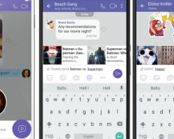 В Viber появился обмен видео