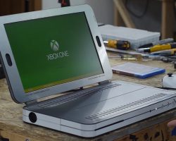 Xbox One S превратили в ноутбук